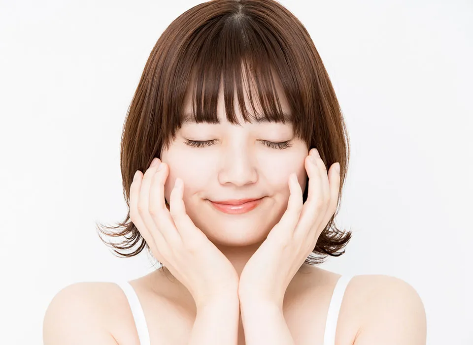 美白を求める女性の写真