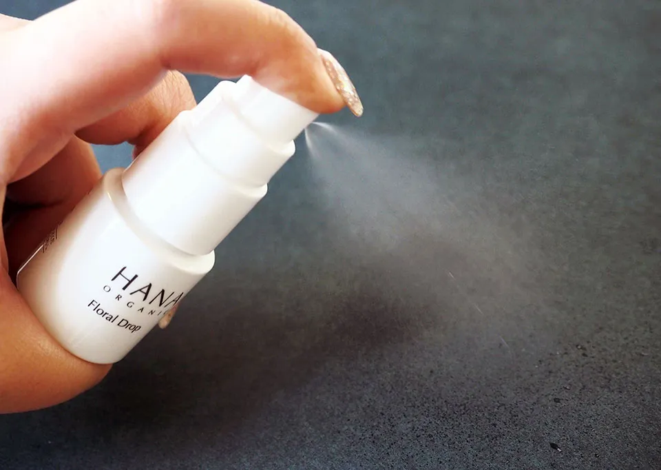 HANAorganicローション使用写真