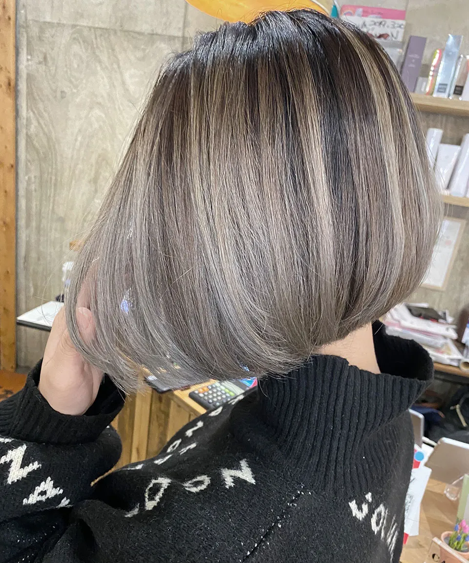 バレイヤージュカラー