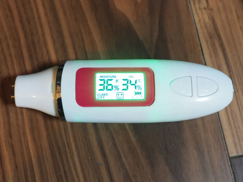 使用後の肌質チェッカー