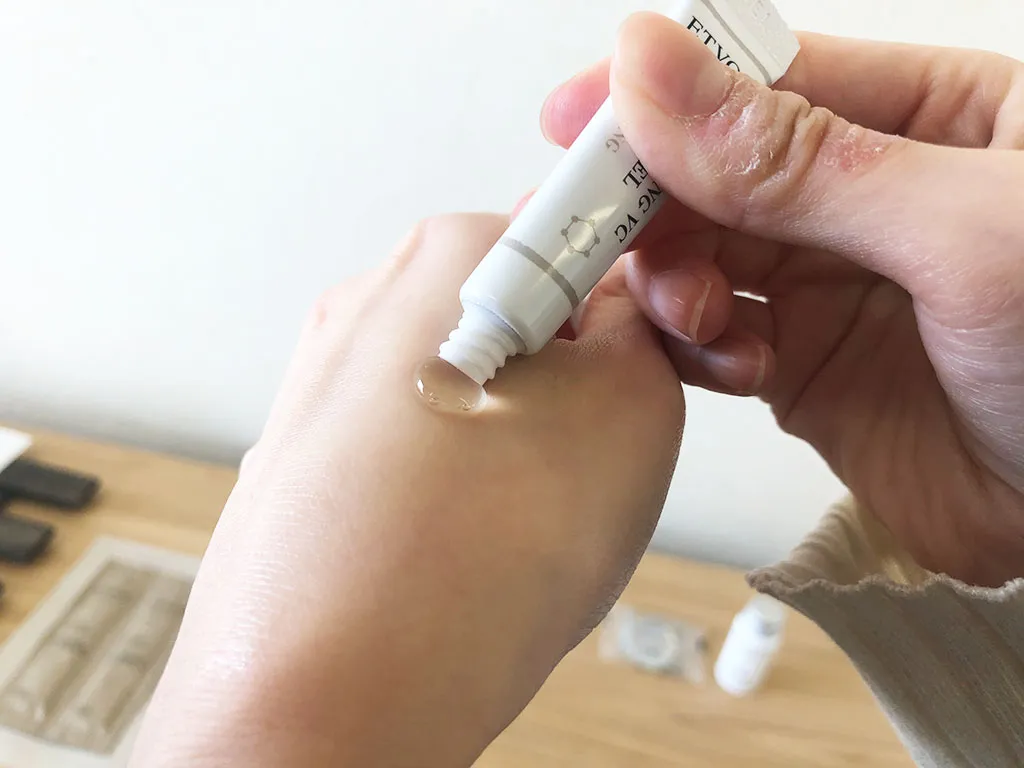 VCクリアジェルを手にとってみた