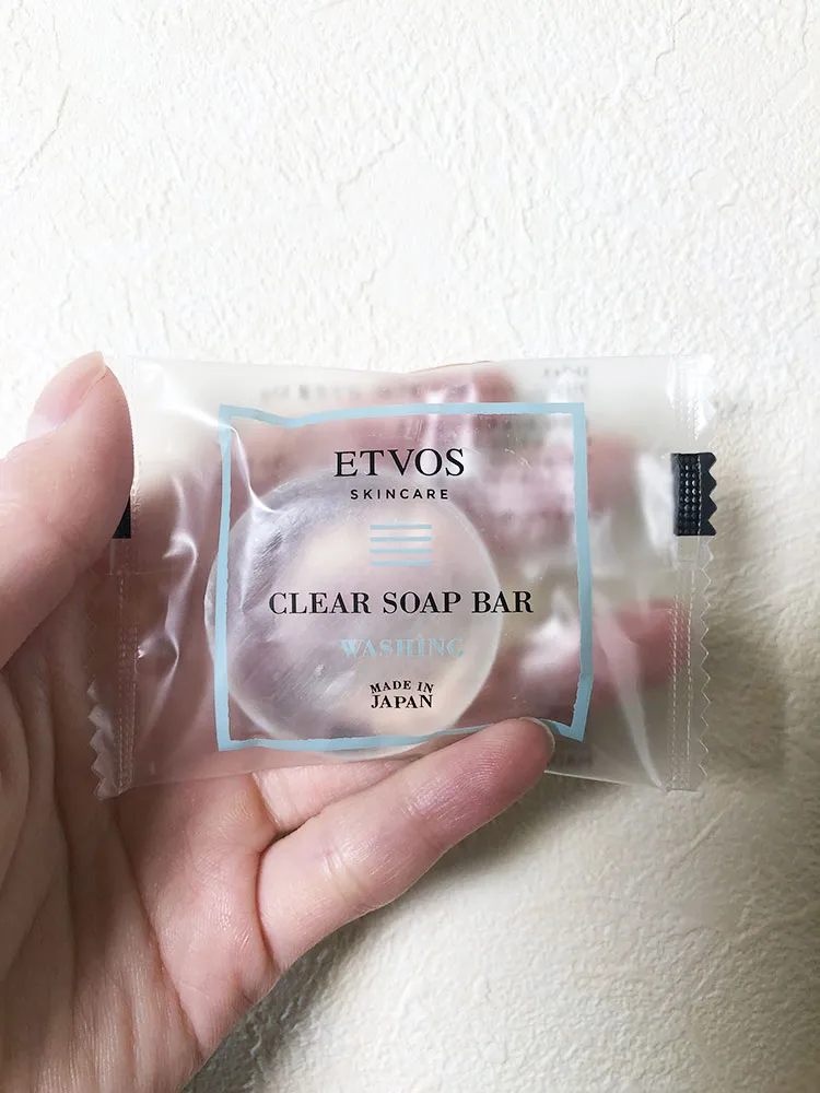 クリアソープバーの開封後