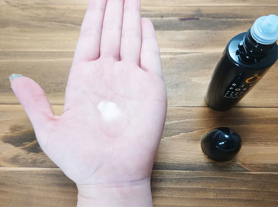 ライスフォース化粧水使用感写真