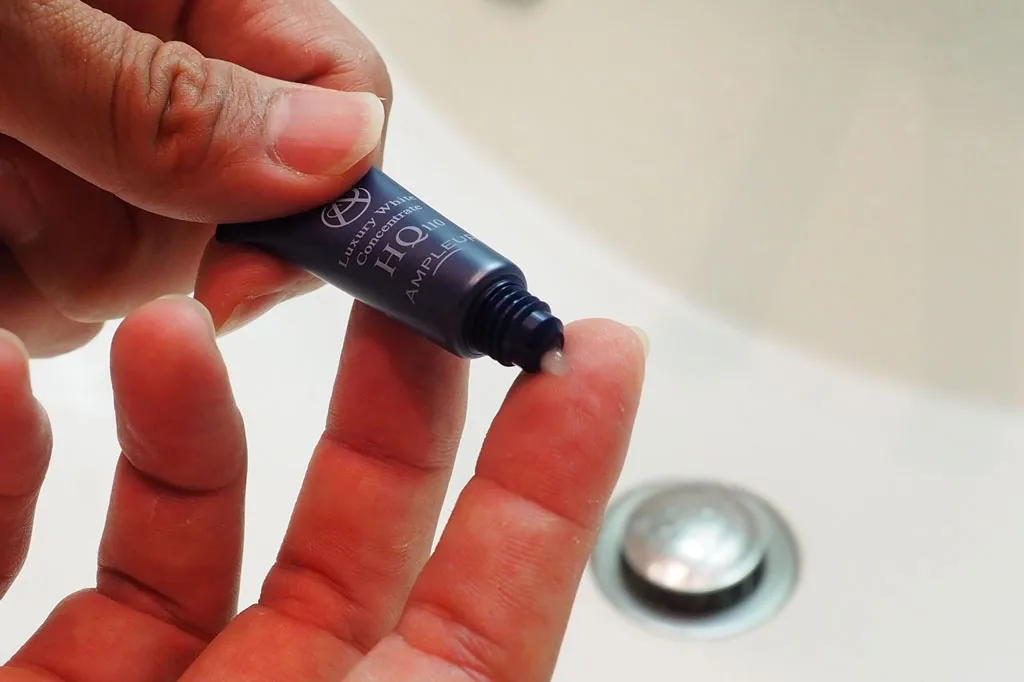 コンセントレートHQ110を指で取ってみる