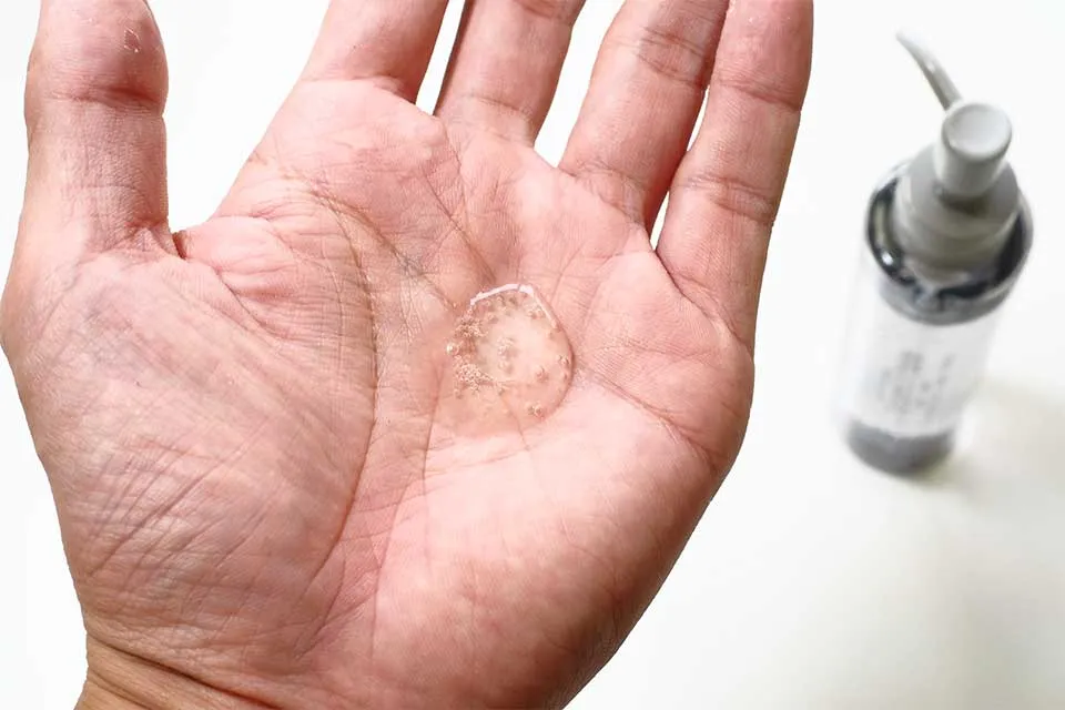 ミスタースキンジェルローション テクスチャ