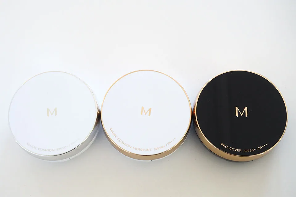 3種類のクッションファンデ