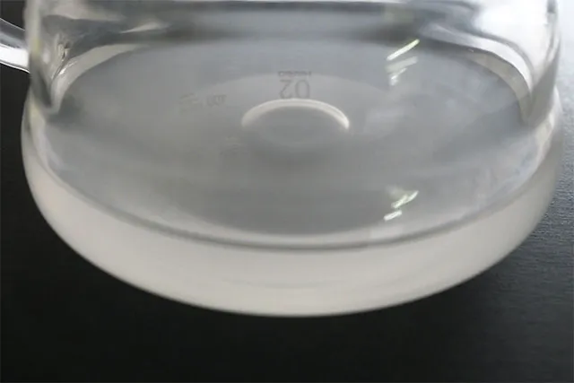 ディフェンセラの水溶け調査