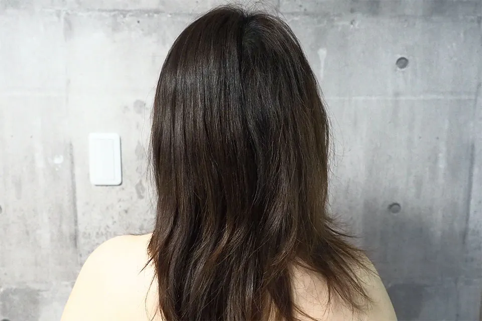 寝起きの髪画像