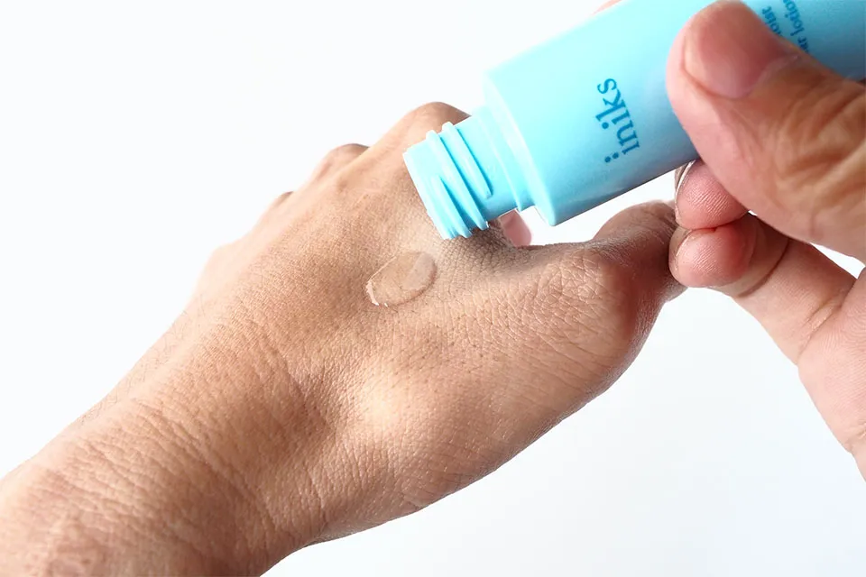 ACモイストローションのテクスチャ