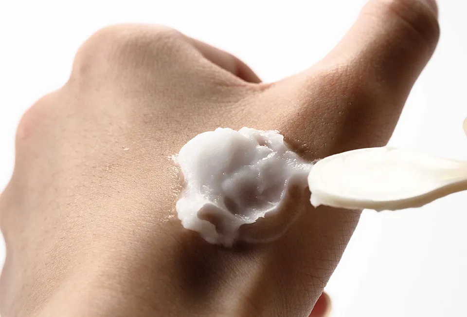 糀肌くりーむ使用感写真