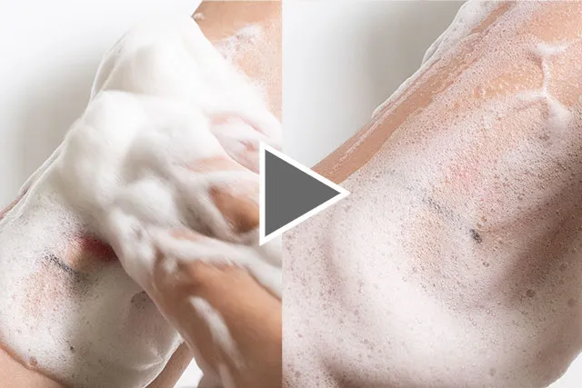 洗浄力テスト中