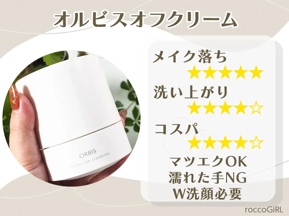 オルビスオフクリームの特徴画像