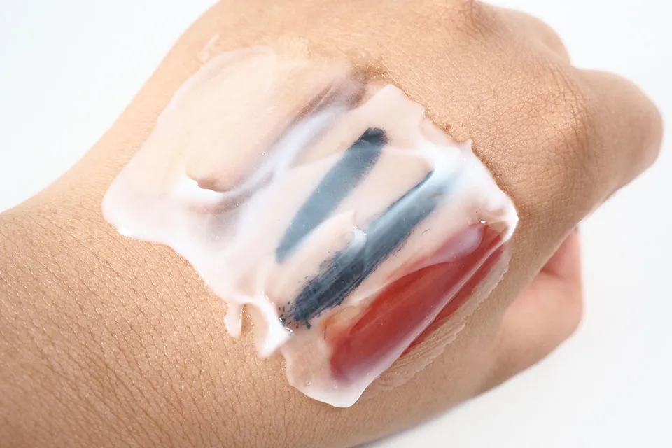 オフクリームの使用写真