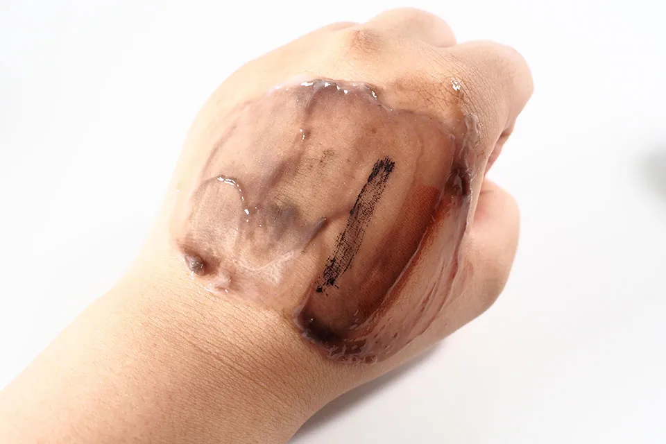 オフクリームの使用写真