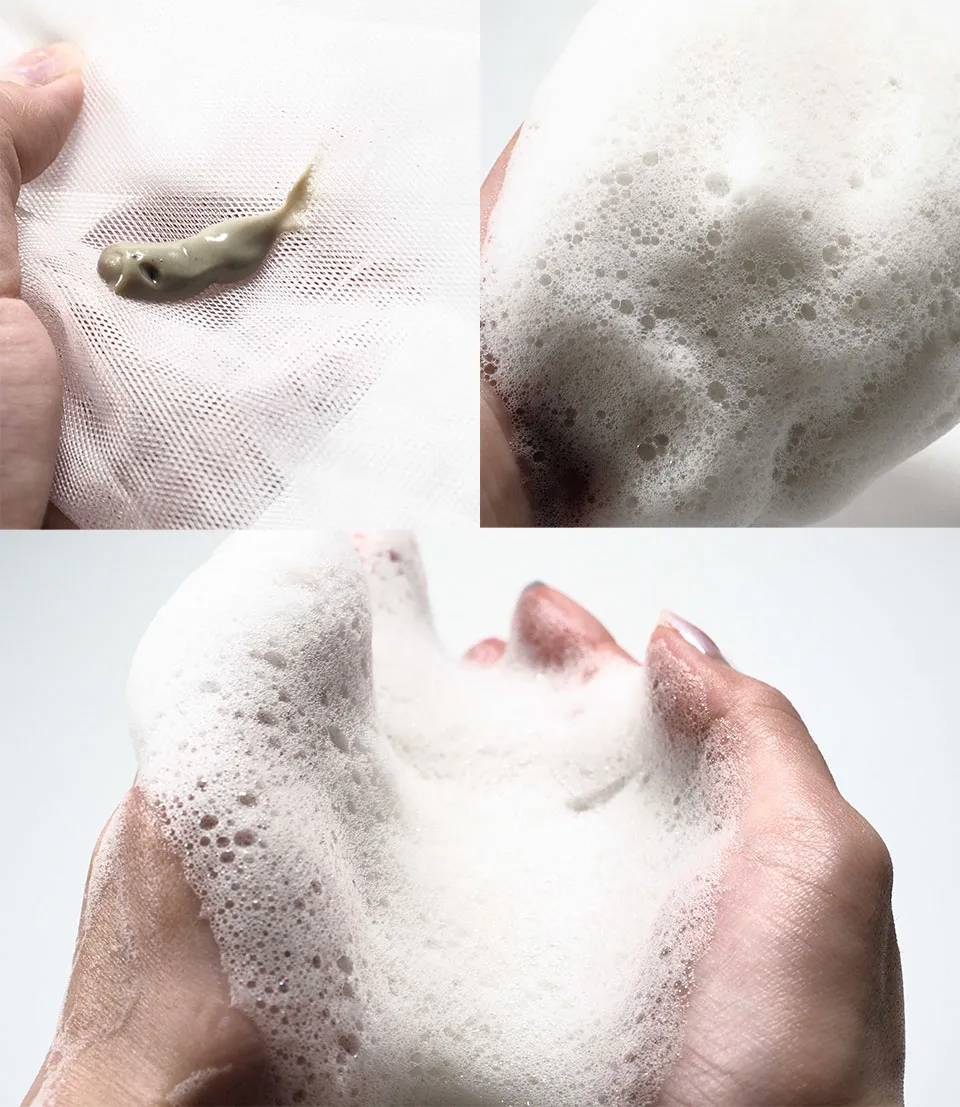 HANA洗顔泡立てた写真