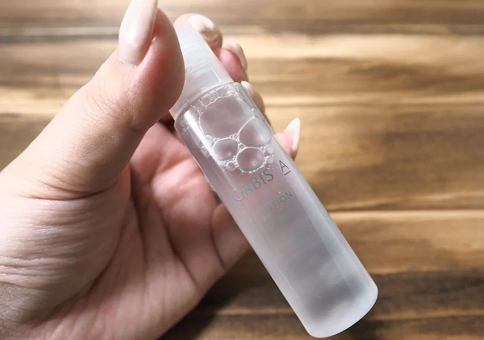 オルビスアクアローションの使用画像