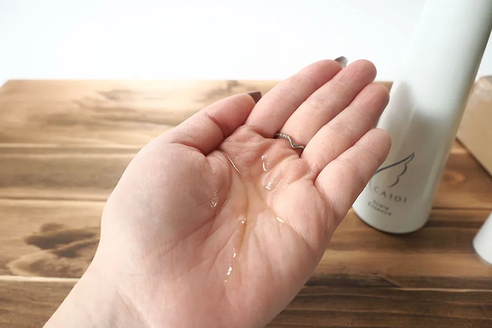 CA101を手に出してみた写真