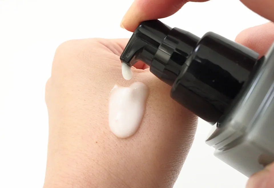 こっくり系乳液使用感写真