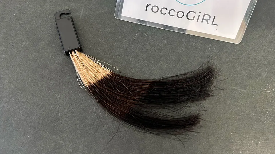 置き時間を変えた染毛テスト