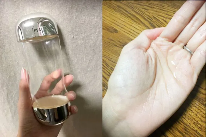 イプサ化粧水使用感写真