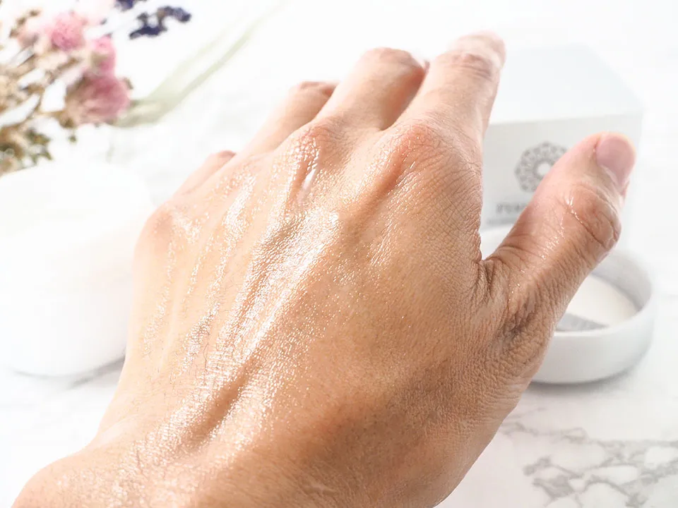 使用後の保湿感