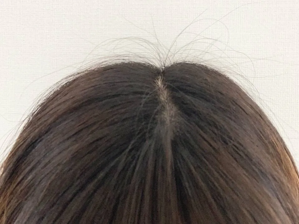 アホ毛の女性の画像