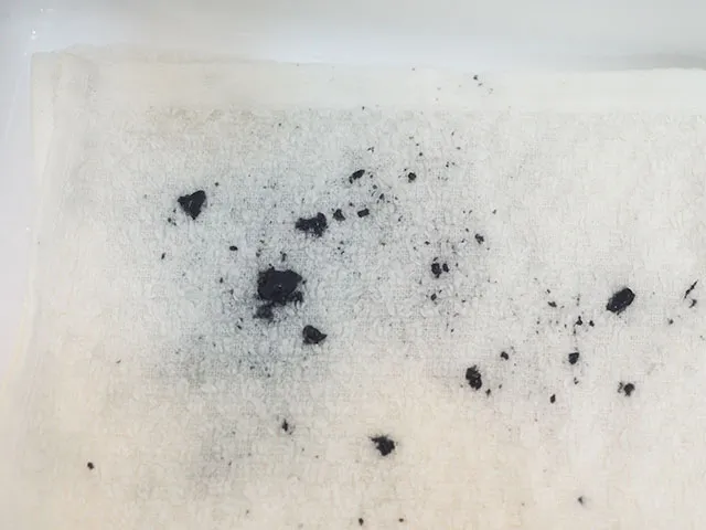 タオルへの色づき