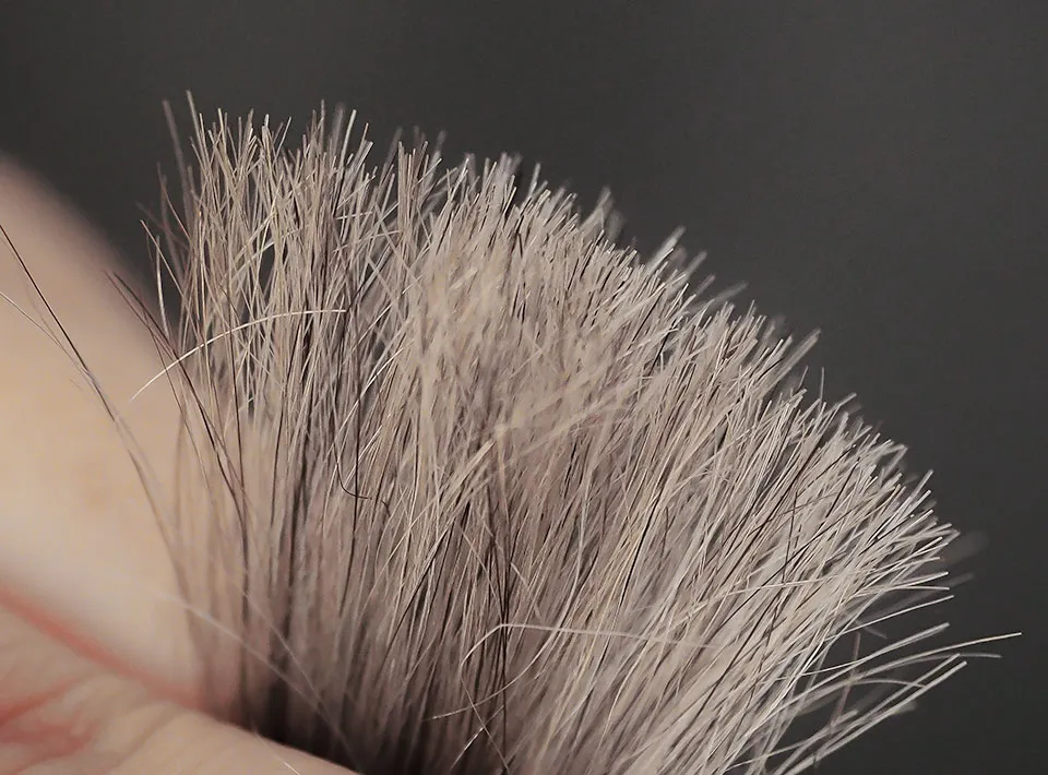 コラージワン オールインカラーシャンプーナチュラルブラックの染毛写真