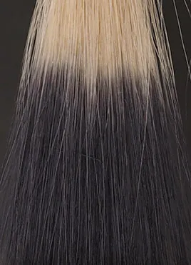 ヘアージュ ナチュラルブラックで100%白髪を15分染毛