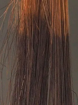 ブリーチ毛1回染毛