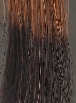 ブリーチ毛4回染毛