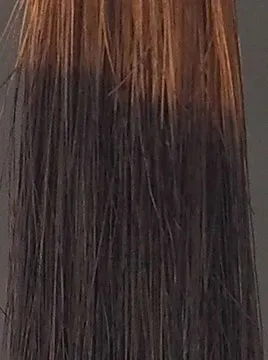 ブリーチ毛2回染毛