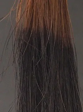 ブリーチ毛3回染毛