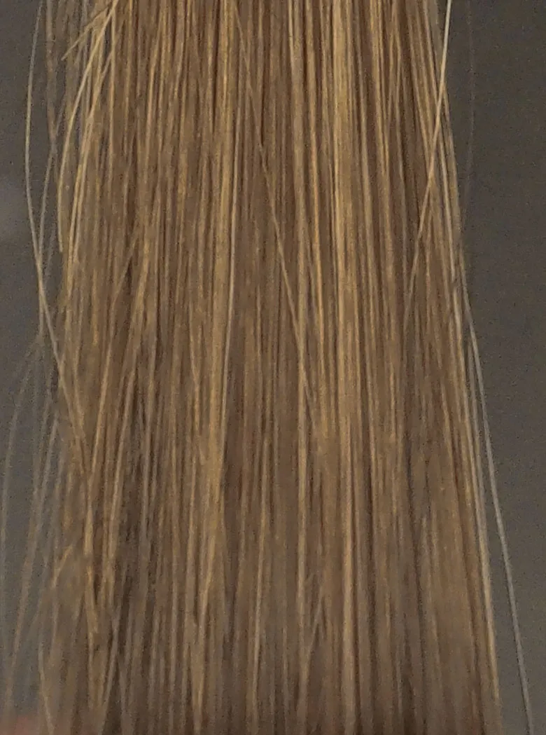 プリオールダークブラウンハイブリーチ毛2回染毛