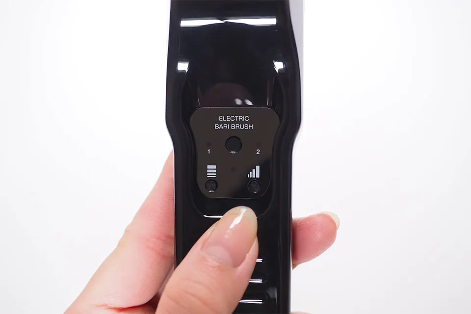 デンキバリブラシレベル調整部分のアップ写真