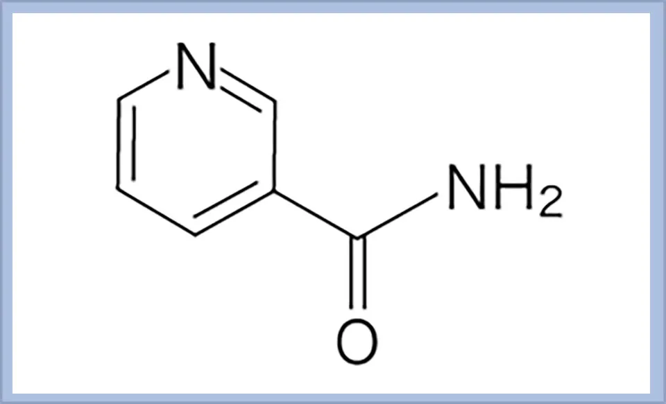 Công thức hóa học của niacinamide