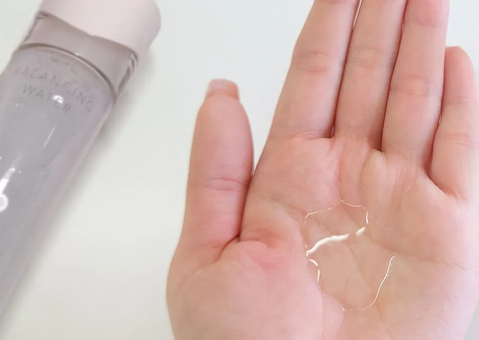 エリクシールルフレ化粧水使用感写真