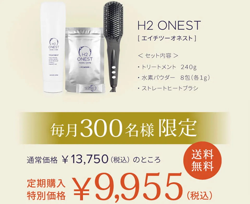 H2 ONEST ヒートブラシ エイチツーオネスト - 健康