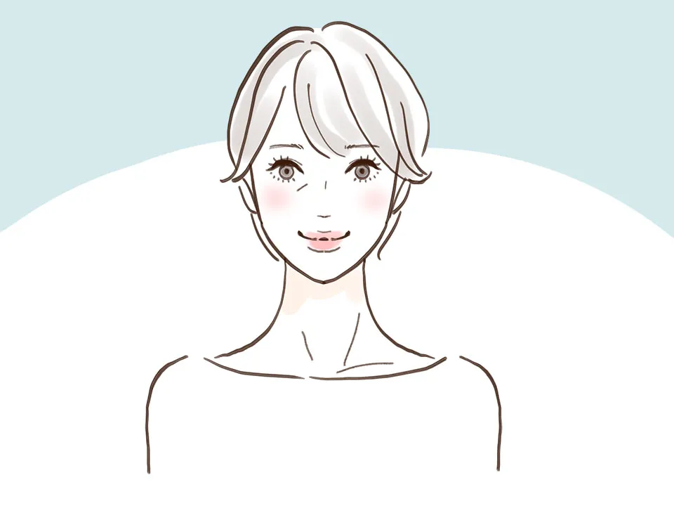 60代女性イラスト