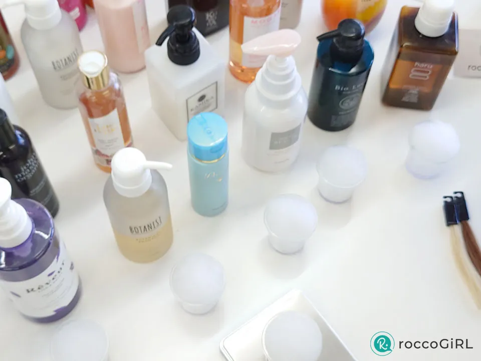 シャンプーの集合写真