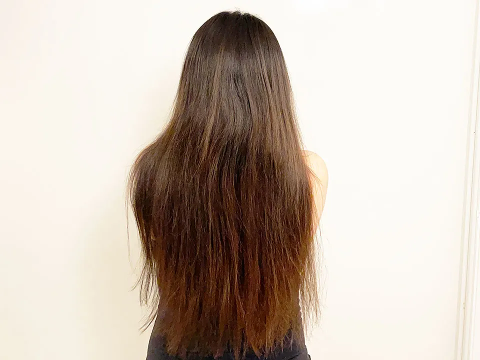 h2onestトリートメントを使用する前の画像