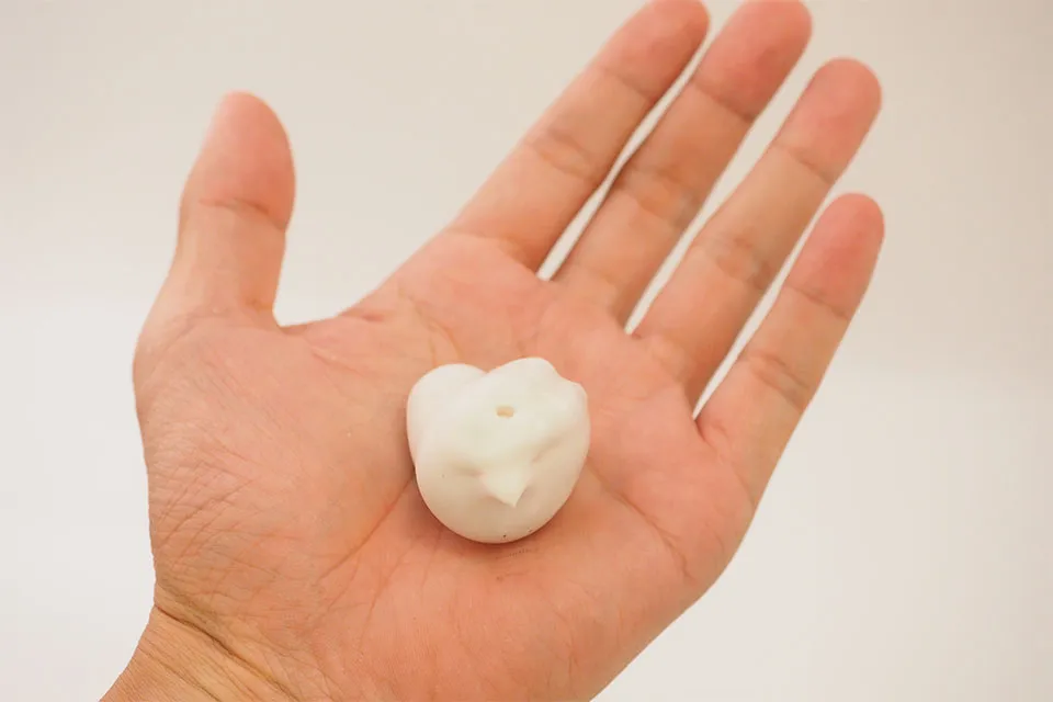 ヘアージュカラーフォームを手に出したシーン