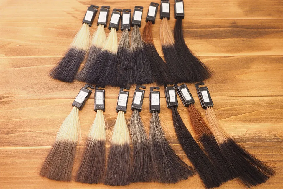 ヘアージュの染毛テスト結果