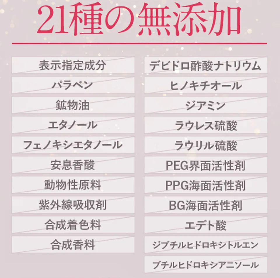 フレイスラボの無添加について