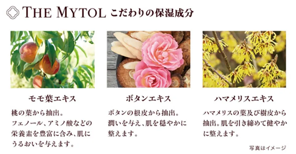 マイトル保湿成分説明写真