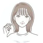 女の子の顔イラスト1