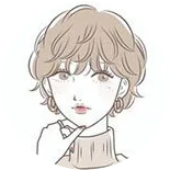 女の子の顔イラスト6