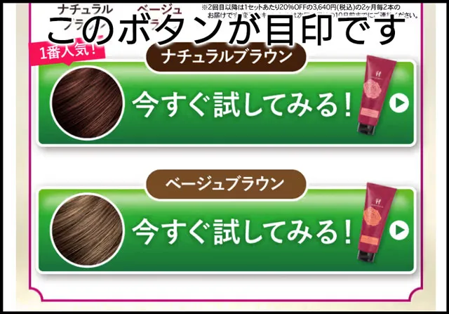 目印となるボタン