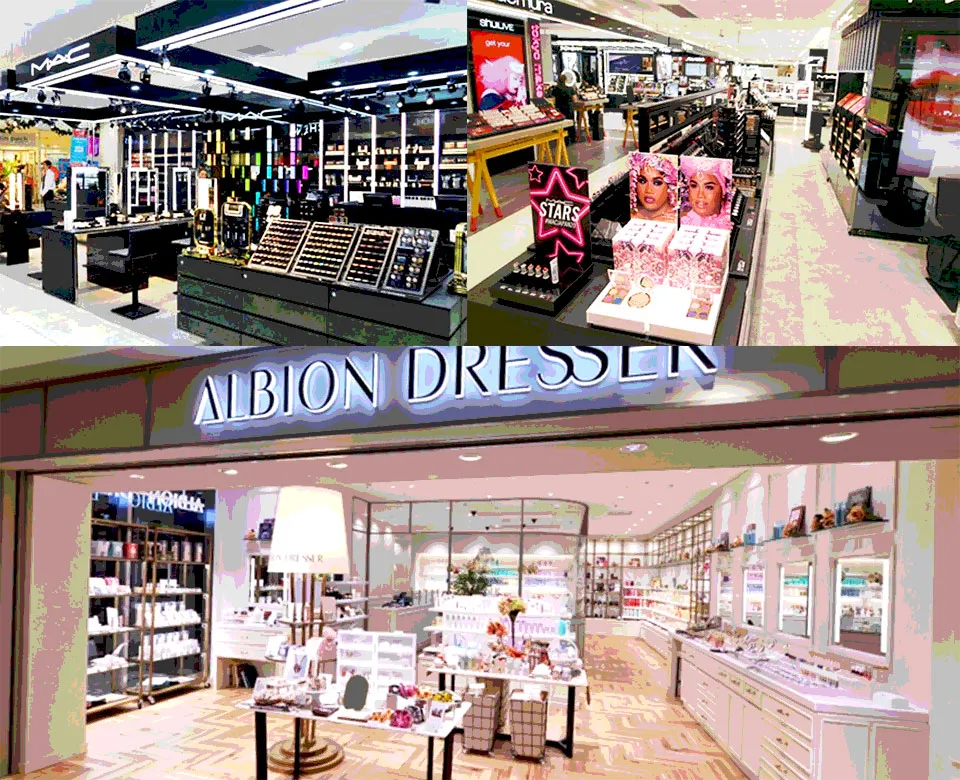 デパコス売り場の写真