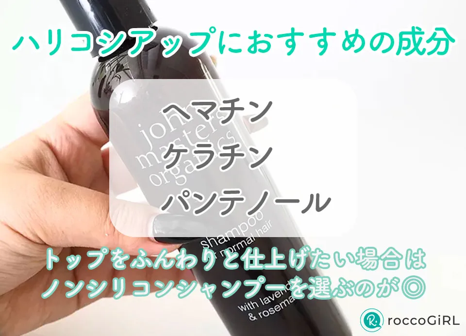 ハリ・コシアップにおすすめの成分